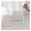 Non Slip Stair Treads Indoor for Wood, 10PC Wool Stair-Treads Non Slip Indoor, Carpets for Wooden Steps, Soft Mat, Suitable for Kids and Pets(A,80X(24+3) CM)